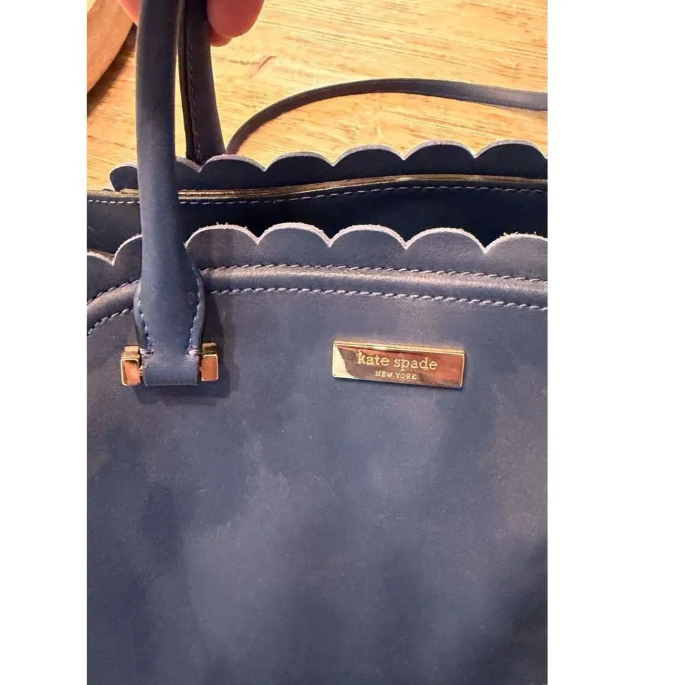 Kate Spade Linzi Maple Court Satchel - Hyacinth Blue